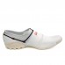 Yasna’s Causal Shoe, Padded with mesh Foot bed, Textured white Outsole